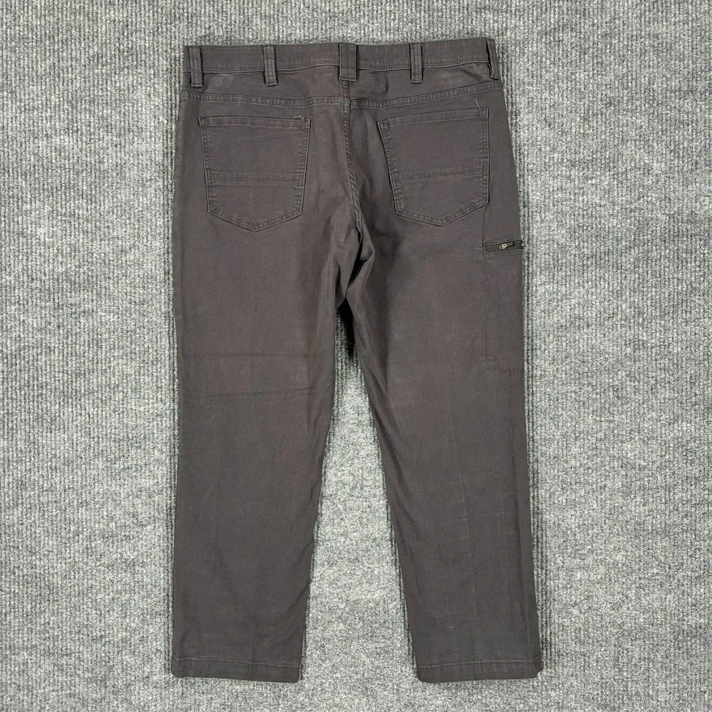 Weatherproof Vintage Mens Pants Size 38x30 Gray Stretch Casual Outdoor Travel